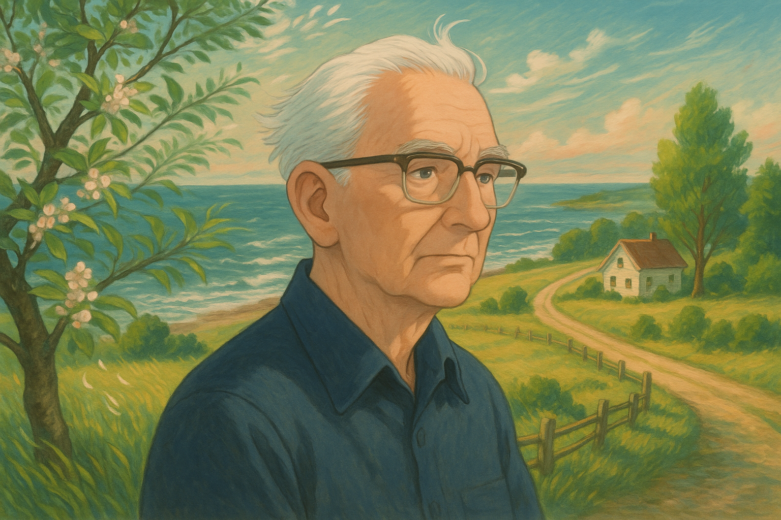 ChatGPT rendering of Harry Osgood in animé style