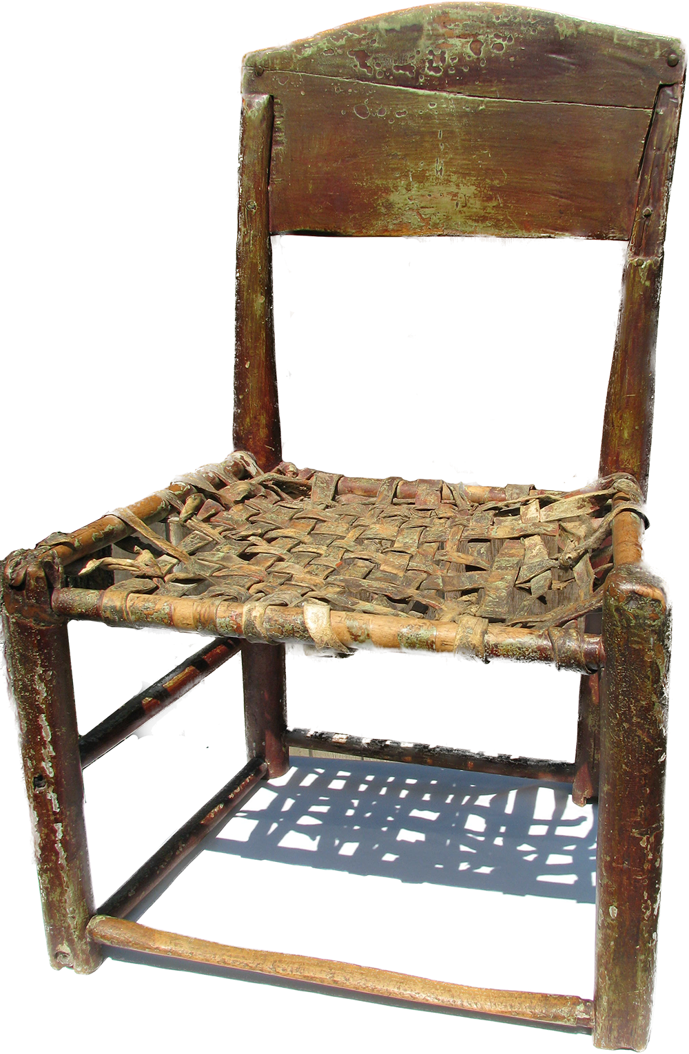 photograph of old 19th Century chair used by Rosalie Theriault